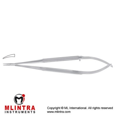 Micro Needle Holder Curved Stainless Steel, 18.5 cm - 7 1/4" Micro Needle Holder Curved Stainless Steel, 18.5 cm - 7 1/4"